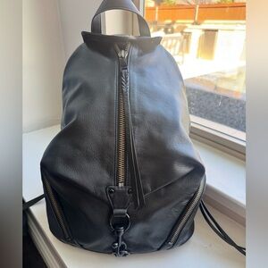 Rebecca Minkoff Julian Black Leather Backpack